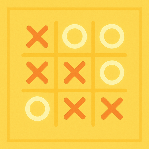 X and O marks on a Tic Tac Toe board